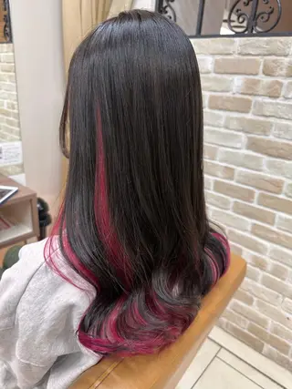 ロング カラー 【寺田町】ソリハシ アキラのヘアスタイル