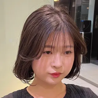 ショート パーマ タンバルモリパーマ 礒井メンキのヘアスタイル