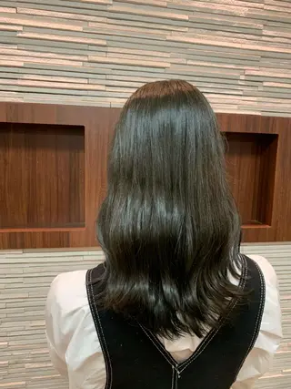 ロング 譜久島 かりんのヘアスタイル