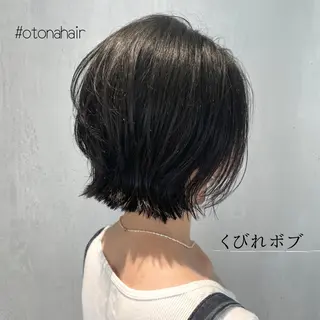 ショート カラー DX SHARE SALON所属・matka白髪ぼかし 大人ヘア/KEIKOのヘアスタイル