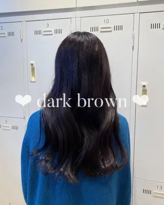 ロング カラー 𝐲𝐮𝐮𝐦𝐢 エクステ/ 艶カラーのヘアスタイル