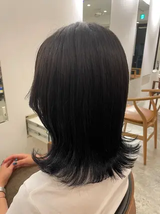 ミディアム 💖ASUKA 💜/透明感カラーのヘアスタイル