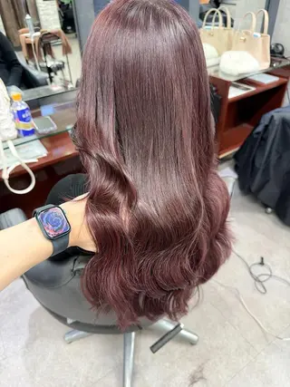 カラー 💎馴染むエクステ ×カラーTOMO💎のヘアスタイル