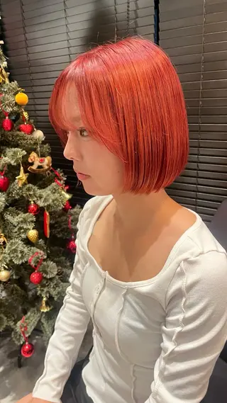 ショート カラー 田中 美月 /大宮ハイライトのヘアスタイル