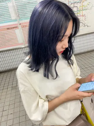 セミロング HERMITAGE所属・moepi♡ HERMITAGEのヘアスタイル