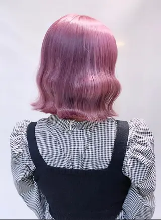 ミディアム カラー ヘアアレンジ As hair所属・柔らか垢抜けｶﾗｰと ｶｯﾄ🫧ASUKAのヘアスタイル