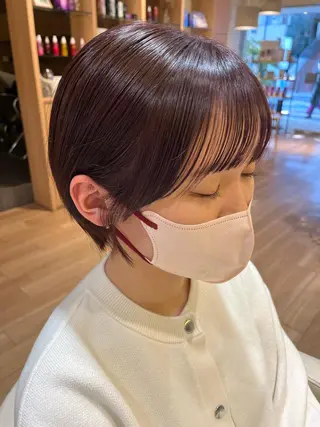 ショート ⬛️⬜️髪質改善⬛️ ⬜️藤川慎太郎のヘアスタイル