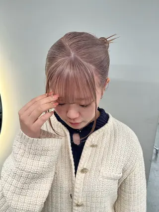 カラー 艶ブリーチ/表参道 ハイトーン /実乃梨のヘアスタイル