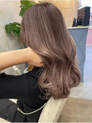 セミロング 髪質改善特化💫 韓国ヘアAyumuのヘアスタイル