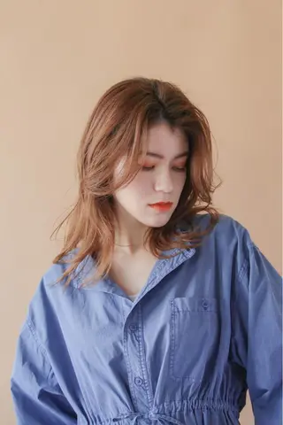 ロング 【完全個室】大宮東口 暖色カラー/山崎唯奈のヘアスタイル