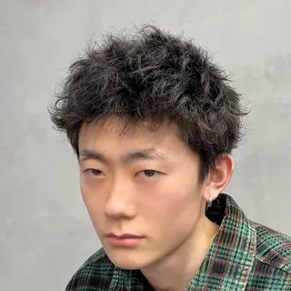 ショート パーマ ヘアアレンジ メンズ fifth Tokyo所属・fifth 石川 凪のヘアスタイル