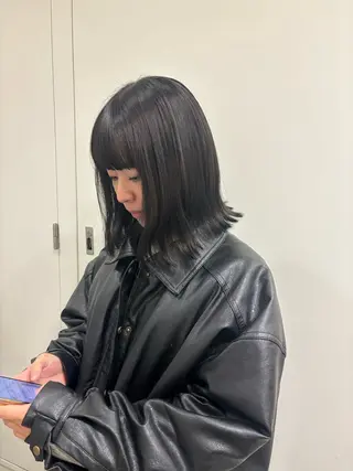 ミディアム カラー アスカ/ 武庫之荘美容室のヘアスタイル