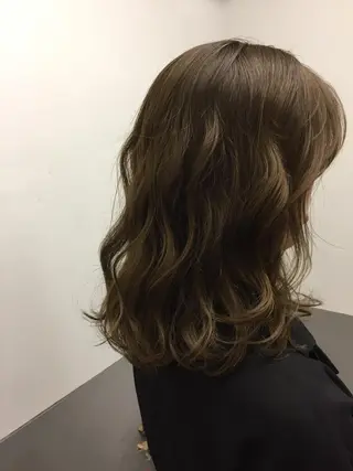 ミディアム カラー 💘透明感カラー💘 沖本 将宏のヘアスタイル