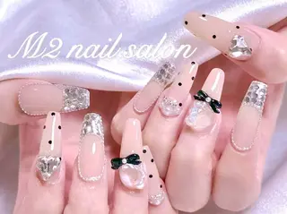 ネイル 長さだし専門店 M2　rikaのネイルデザイン