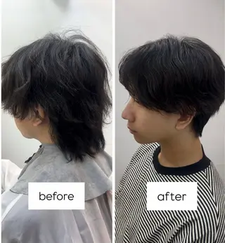 ショート 住田旭宏 カットモデル募集のヘアスタイル