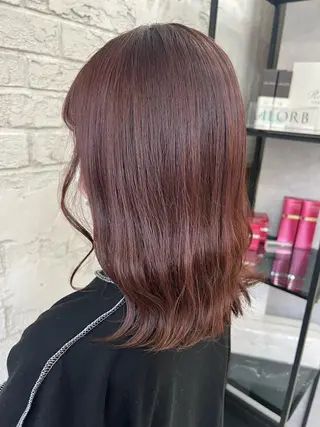 ミディアム カラー エクステ＆艶カラー 🎀YURINA🎀のヘアスタイル