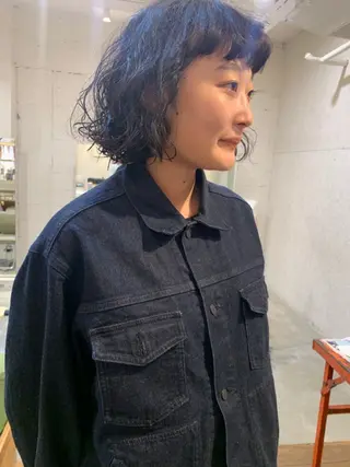 ミディアム パーマ 【takk】 ナカヤママサヨシのヘアスタイル