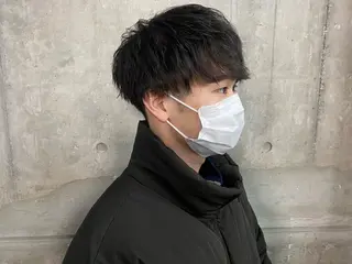 カラー パーマ メンズ 💙ハイトーン韓国風 色白ヘア💙manaのヘアスタイル