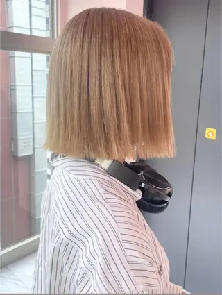ショート モテ艶🪄ベージュ カラー🧸RUKAのヘアスタイル