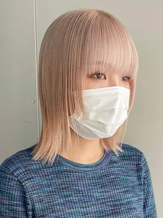 ミディアム カラー yiye 青山所属・無料カットモデル募集 🌱ひょうがのヘアスタイル