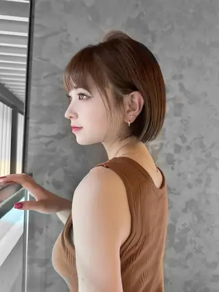 ショート カラー 🌿レイヤー/ブリー チ/🌿‬JINのヘアスタイル