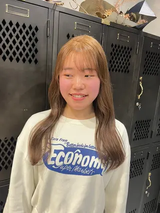 カラー 🥣心美/ 透明感カラーのヘアスタイル