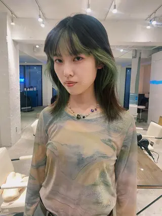 ミディアム THE  AGATA TOKYO所属・外国人風パーマ/デザ インカット🦕✨アミのヘアスタイル