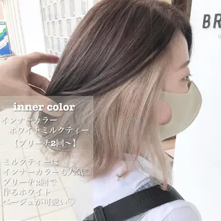 ミディアム カラー 具志 正太のヘアスタイル