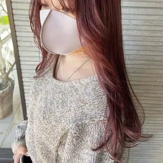 セミロング 小玉 杏華のヘアスタイル