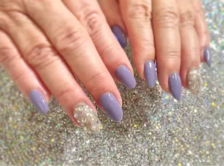 セミロング BURGUNDY 🌹eriのネイルデザイン