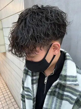 カラー パーマ メンズ SALOWIN表参道店所属・マンツーマン×半個室 まちだきょうすけのヘアスタイル