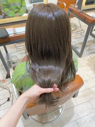 ロング 似合わせ艶髪カラー ❤️ハダユミのヘアスタイル