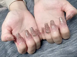 ミディアム ネイル 《LB》ラブリエ Nail&eyeのマツエク・マツパデザイン