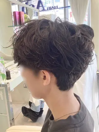 パーマ メンズ 【𝐀𝐬𝐡-池袋 】ひな 🎀💭のヘアスタイル