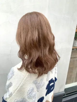 ミディアム カラー ヘアアレンジ yuka .のヘアスタイル