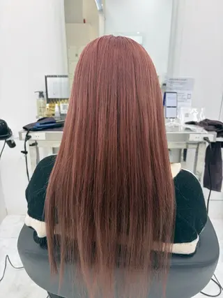 ロング 艶髪ハイトーンカラー 渋谷🥇ririkaのヘアスタイル