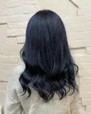 セミロング カラー ヘアアレンジ 【ピンク/韓国ヘア/ ヘアセット】亜海のヘアスタイル