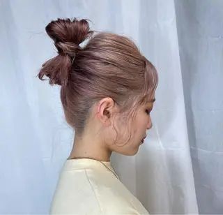 セミロング カラー ヘアアレンジ emu head spa & treatment所属・髙塚碧🇰🇷 韓国ヘア🎗️のヘアスタイル