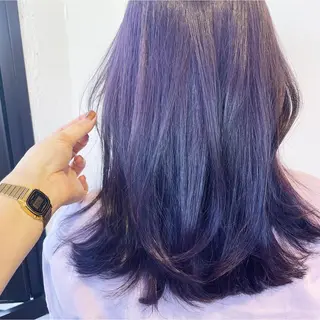 セミロング カラー 似合わせヘア🤍 面田法子のヘアスタイル