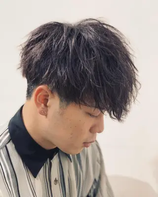 ショート パーマ メンズ ✨ハイライトの達人 ボブ/ショート/雪下のヘアスタイル