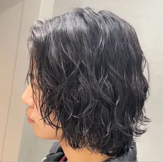 ミディアム パーマ メンズ 川口 翔太郎（fifth）のヘアスタイル