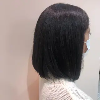 ミディアム 透明感カラー🩵 mioのヘアスタイル