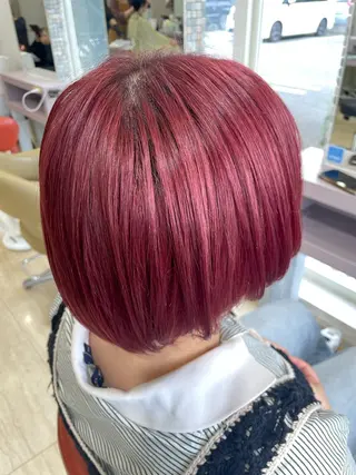 ショート カラー 髪質改善/暖色カラー 海野黎茉のヘアスタイル