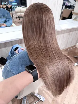 ミディアム カラー 立川/ブリーチ/ 髪質改善/西川翔真のヘアスタイル