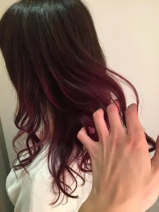 ミディアム カラー 原宿サロン代表 デザインカラー伊藤卓のヘアスタイル