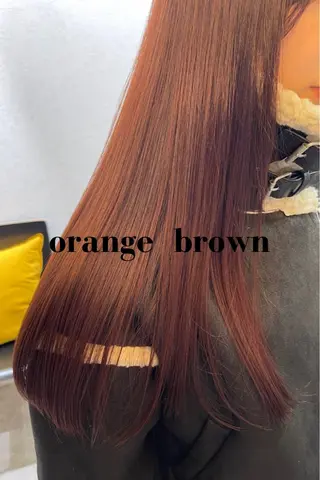 ロング カラー charm《銀座》 ヘアセット/縮毛矯正のヘアスタイル