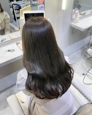 セミロング 🌙Runa つや髪 /モテ/カットのヘアスタイル