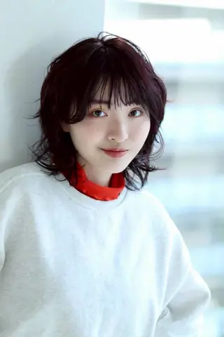 ミディアム 【モデル募集中】 チサキのヘアスタイル