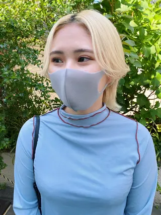 ショート カラー レイヤーウルフ エクステ磯部のヘアスタイル