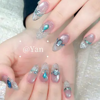 ネイル 長いだし/スカルプ/ パラシェルN.oneのネイルデザイン